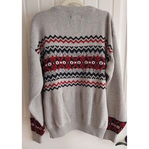 Vintage Adirondack Savile Row Sweater Mens Large Knit Cotton‎ Pullover Cabincore